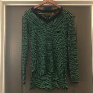BCBG Maxazria Sweater Green Women’s Size XXS